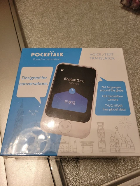 SourceNext Pocketalk S Voice Text Translator WiFi Model 74 Languages from Japan