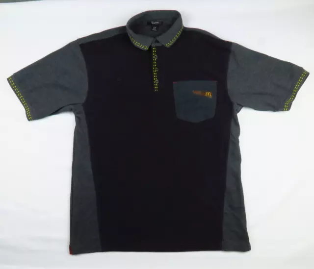 McDonalds Crew Member Uniform Polo Shirt Size XL Grey by Timeless Elements