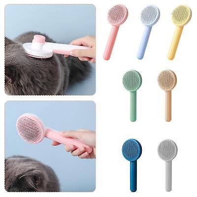 Pet Dog Cat Brush Grooming Self-Cleaning Slicker Brush Hair Massage Comb.