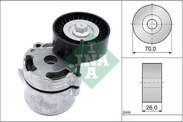 Cinghia micro-V (tenditore) 531071810 - Mercedes-Benz Classe E 85-02