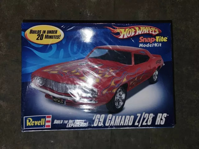 Vintage - HOT WHEELS SNAP TITE MODEL KIT - SEALED - 2008 - 69 Camero-Z28 Vintage - HOT WHEELS SNAP TITE MODEL KIT - SEALED - 2008 - 69 Camero-Z28