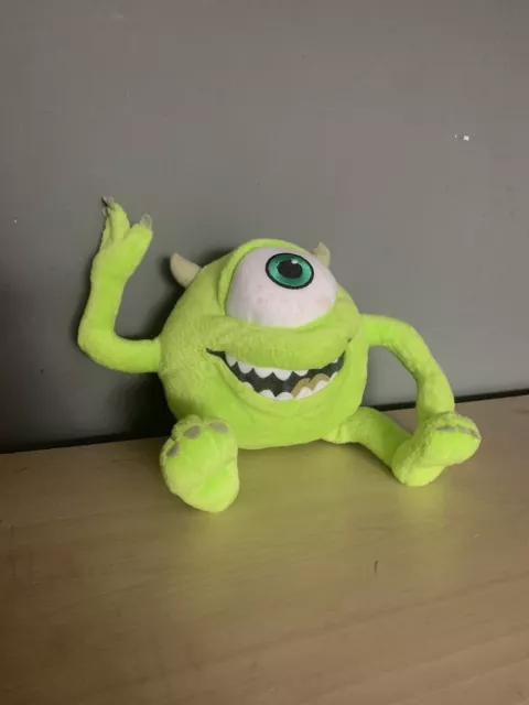 Disney Store Monsters Inc Mike Wazowski Plush Soft Toy Monsters Inc