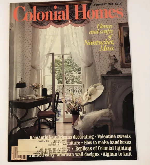 Colonial Homes Magazine February 1988