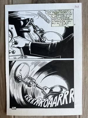 MAGNUS  SATANIK  92 pagina 31  tavola originale 