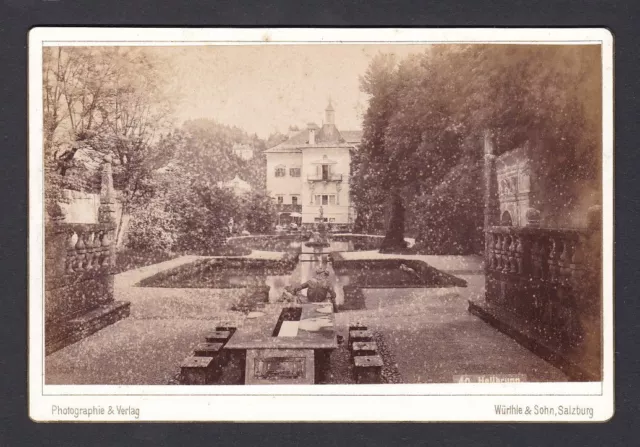 1890 Würthle & Son Castle Hellbrunn Photographer Photo Photographer