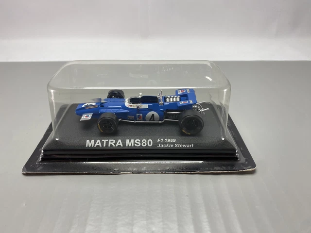 Miniature F1 Quartzo 1:43 – Matra MS80 Jackie Stewart GP France 1969