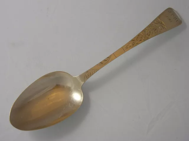 1861 Silver Tablespoon 38 grams Channel Islands Jersey Le Gallais rare item