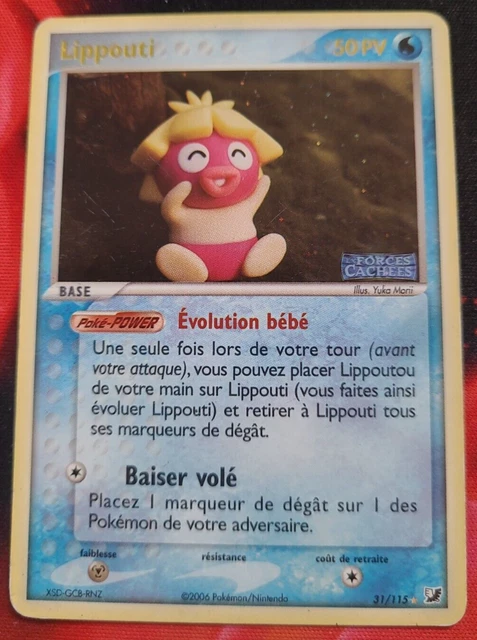 Pokemon - Lippouti Holo Reverse 31/115 - Ex Forces Cachées - Titre Or - Français