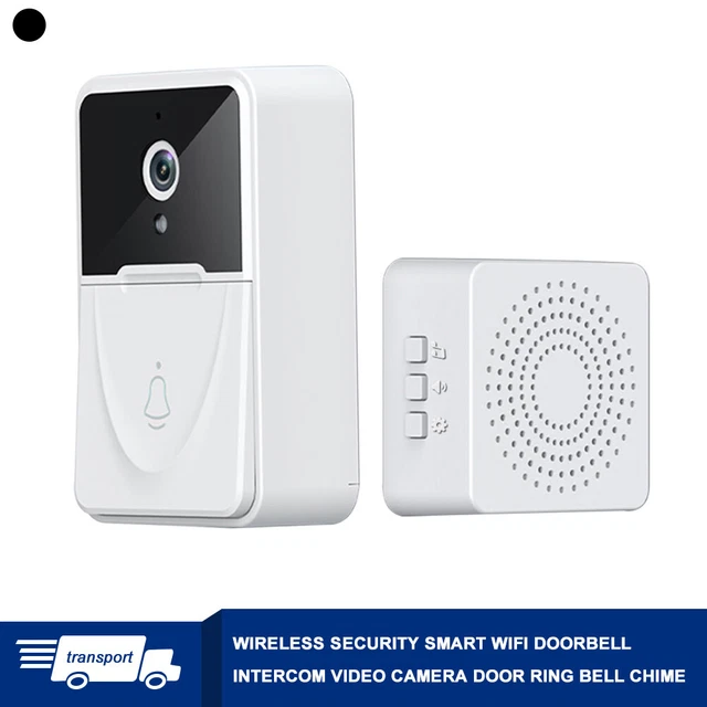 2x Wireless Security Smart WiFi Doorbell Intercom Video Camera Ring Bell Chime