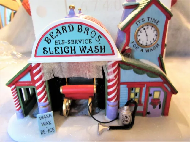 Dept 56 BEARD BROS SLEIGH WASH - North Pole Series  # 56740  NEW  (923SA)