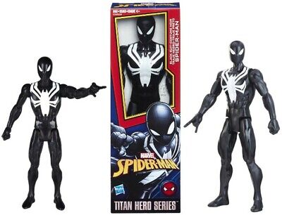 Spider-Man Titan Hero Series Web Warriors Black Suit Spider-Man Brand New #461