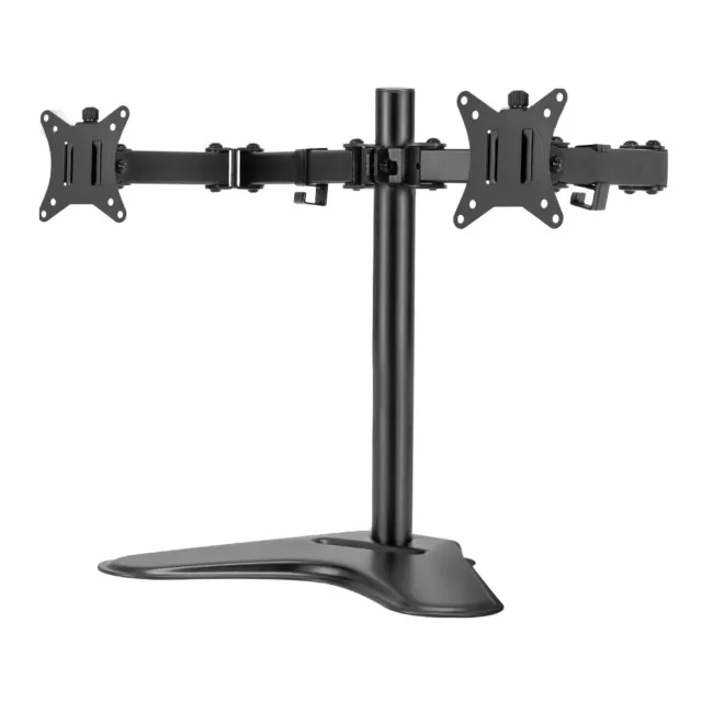 Artiss Dual Monitor Arm Stand HD LED TV Freestanding Mount Holder 2 Arm Display