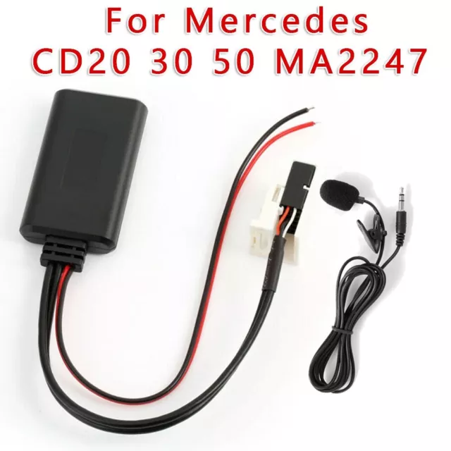 Câble auxiliaire adaptateur audio facile à installer pour Mercedes W245 W203 W