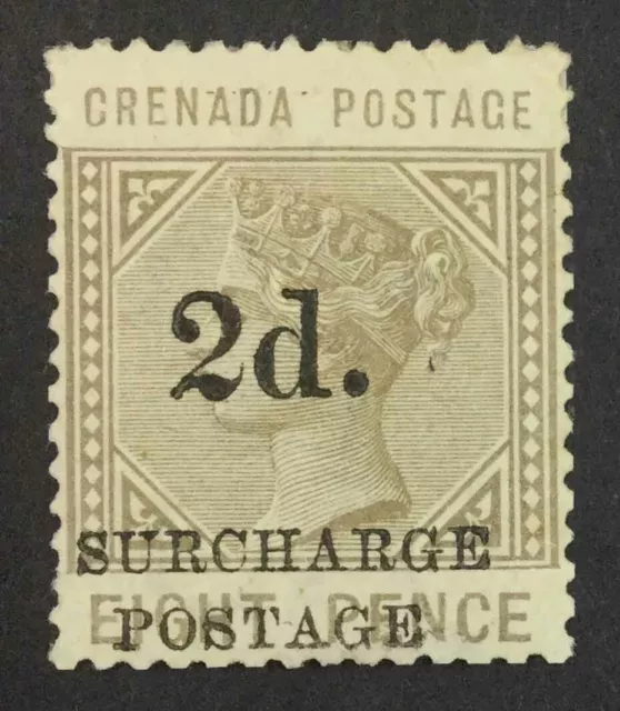 Momen: Grenada Sg #D7 1892 Mint Og H Scarce **Signed** £5,000 Lot #63958