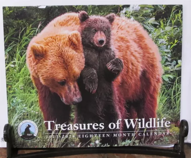 NATIONAL WILDLIFE FEDERATION 'Treasures of Wildlife' 18 Month 2024 Wall ...