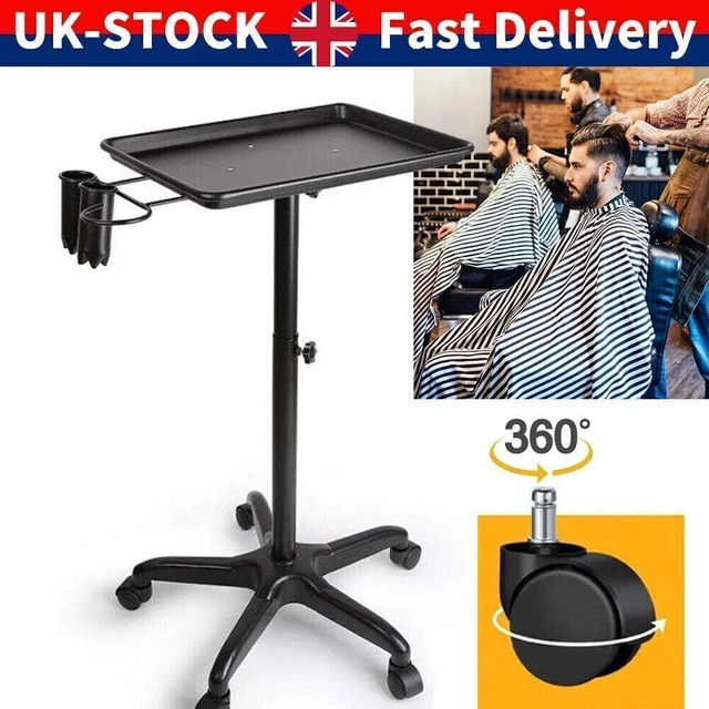 Salon SPA Rolling Tray Tattoo Beauty Equipment Hair Stylist Storage Trolley Cart