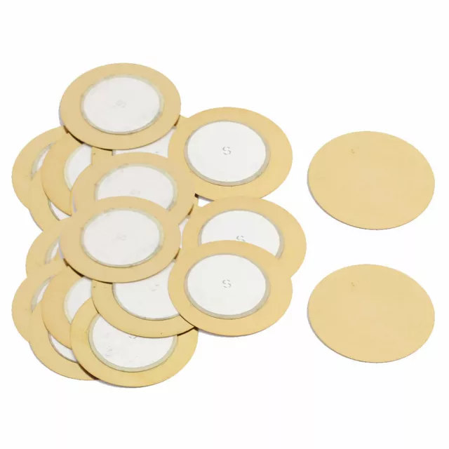 20Pcs 27mm Dia Piezo Discs Ceramic Copper Buzzer Film Elements Sounder