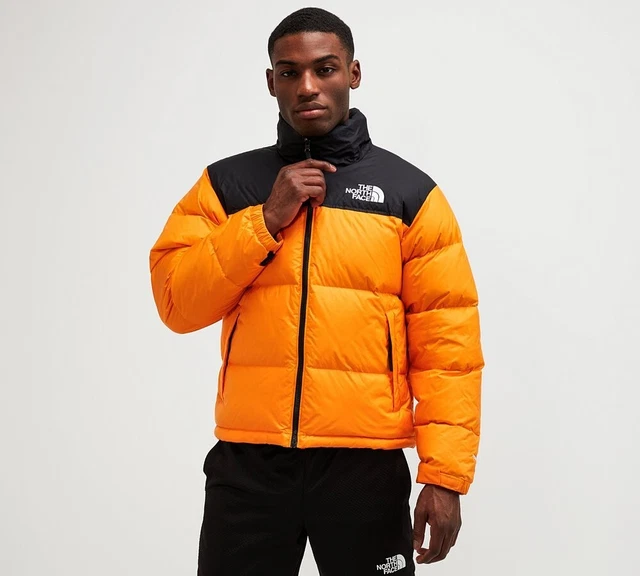 The North Face Nuptse Cone Orange L Large 700 Puffer Jacket 1996