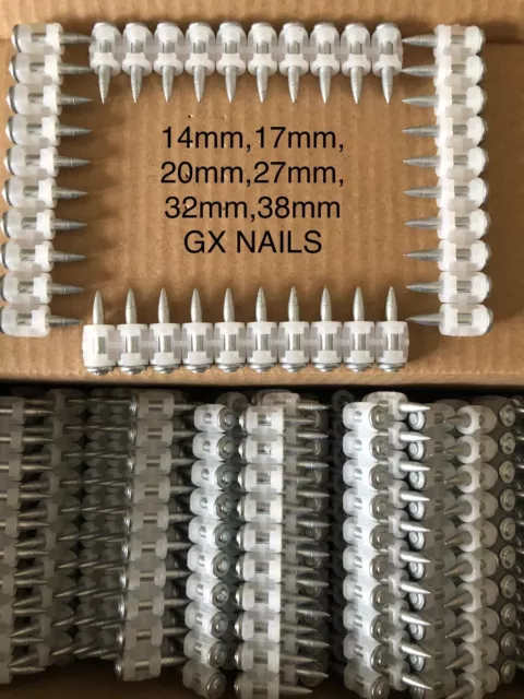 20mm Nails Suitable For Hilti GX100 GX120 GX3 Nail Guns Box of 1000 Nails 2