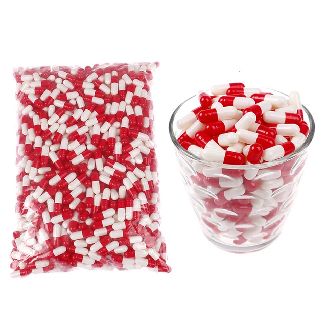 Pure Capsules® Size 1 Empty Capsule White-Size 1 White Empty Gelatin Capsules Gelatine Hard Pill Capsule - Self Fill,Kosher,Non-GMO, SGS - Foto 6