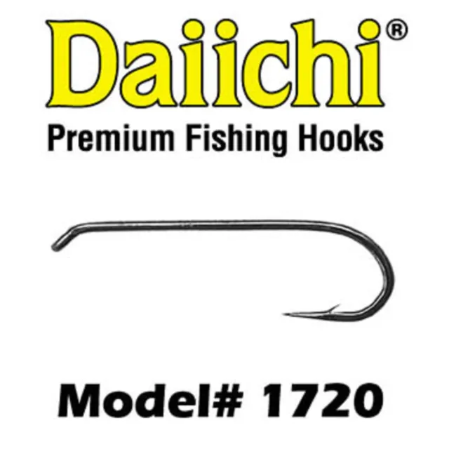 DAIICHI 1720 3xl Nymph Hook  100 CT BOX -- Fly Tying ( Alt. TMC 5263 )