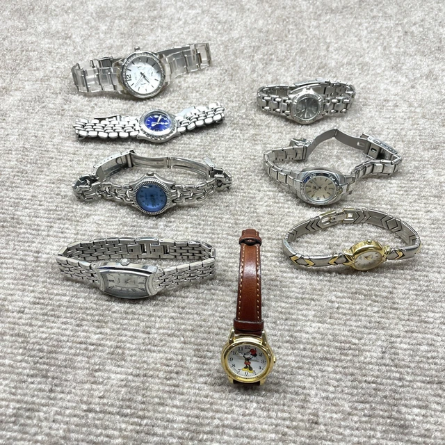 Lot of 8 Watch Collection Mixed Brand Womens Fashion Jewelry Fossil Relic Geneva
