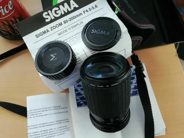 Sigma Zoom 80-200mm F4.5-5.6 / Objectif à monture OM / Made in Japan