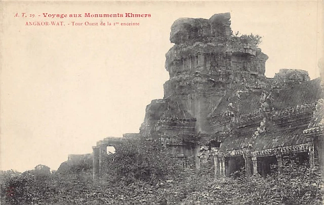 Cambodia - Journey to the Khmer Monuments - ANGKOR VAT - West Tower - Publ. A. T
