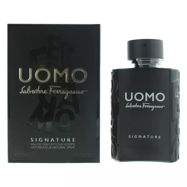 Salvatore Ferragamo Uomo Signature Eau de Parfum 100ml Spray For Him - NEW. EDP