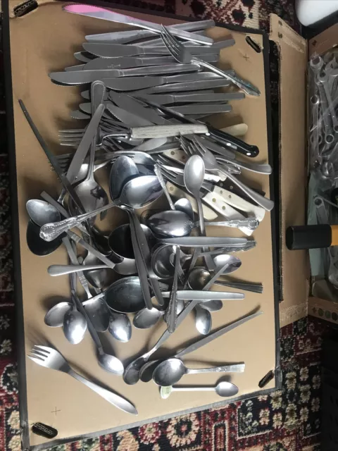 Joblot Of Vintage Silver Plated  Cutlery