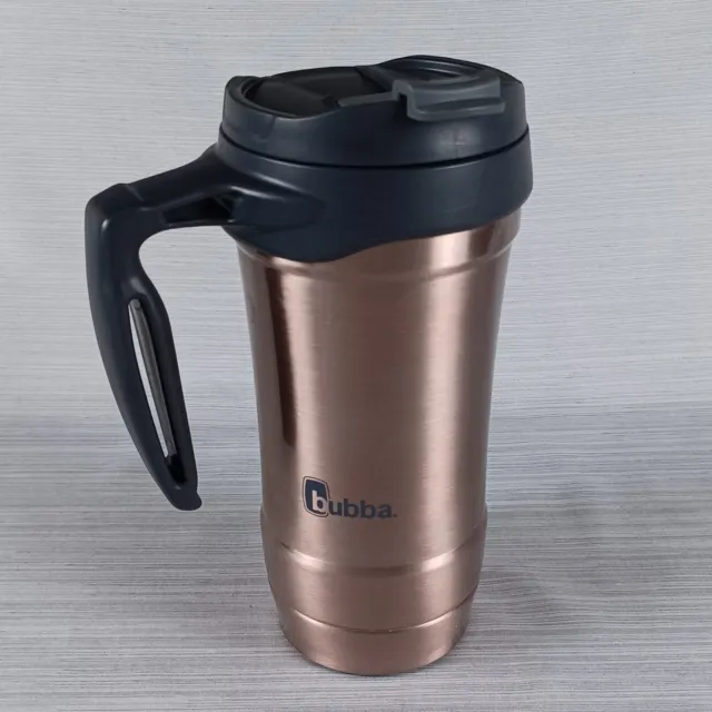 Bubba Travel Tumbler Insulated Mug 18 oz Hot Cold Coffee Brown Stainless