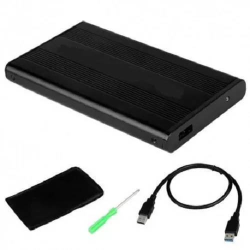 Box Case Slim Esterno Hard Disk 2,5" Sata Hd Hdd Usb 3.0 Cavo Adattatore hsb