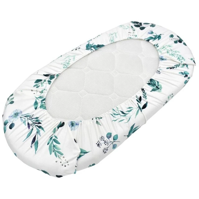 Baby Moses Basket Sheet Printing Mini Cradle Bedding Protector Crib Pad Cover