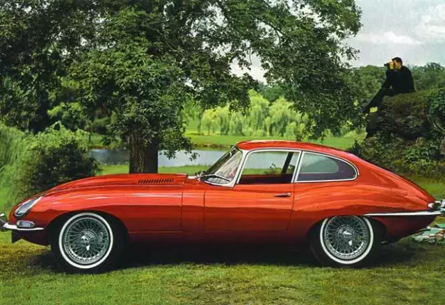 1967 Jaguar E Type Coupe, Refrigerator Magnet, 42 MIL Thick