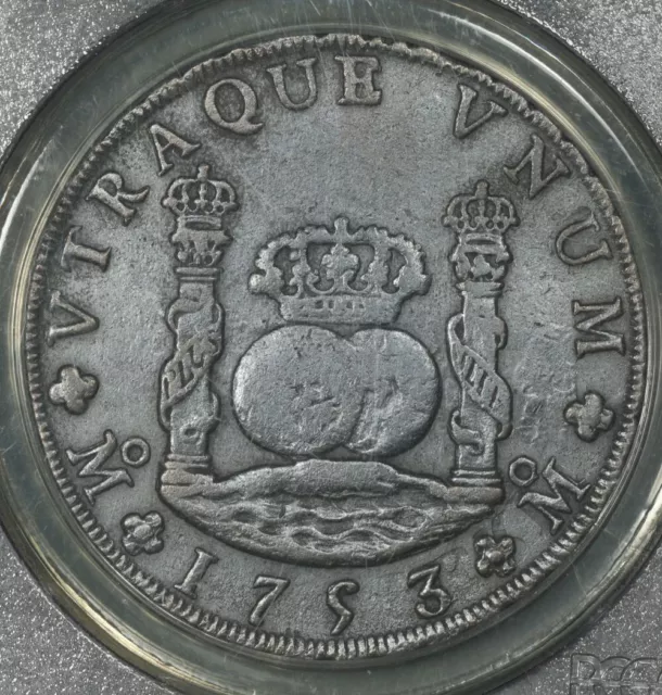 1753-Mo MF PCGS GENUINE MEXICO 8 REALES 1753/2 1761 L'AUGUSTE SHIPWRECK