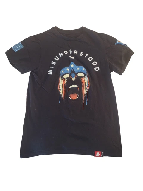 Entree LS Size Small Ultimate Warrior T Shirt - Authentic - Rare - WWF WWE WCW