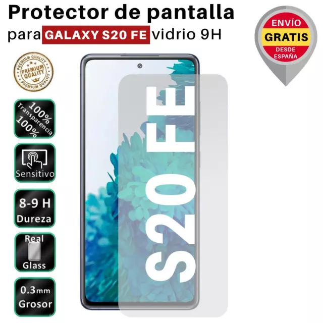 Set Protector de Pantalla para Samsung Galaxy S20 FE Cristal Templado Vidrio