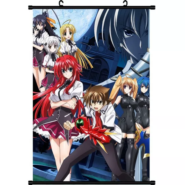 Anime Poster High School DxD characters Wall Scroll HD Painting Decor  60x40cm