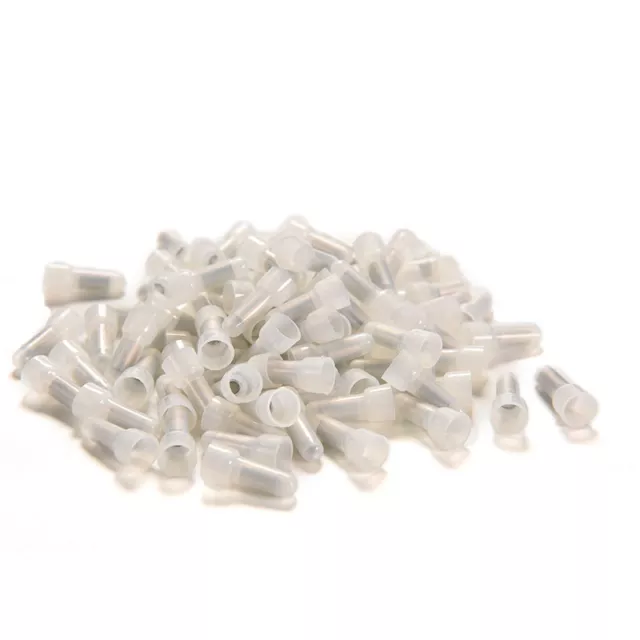 100*Nylon Closed End Cap Insulated Connectors Wire Crimp Terminal 22-16 AWG BHAY