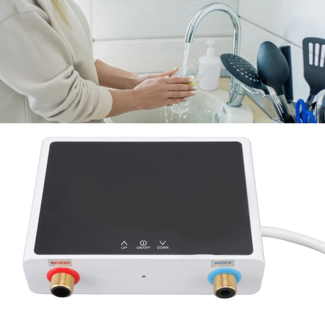 (Base Blanche Surface Noire)LF 001C Chauffe-eau Sans Réservoir Intelligent Ho OB