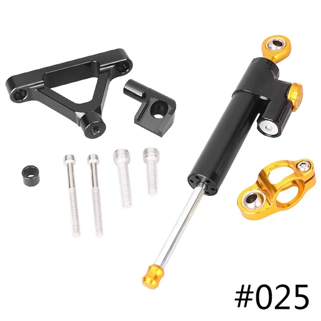CNC STEERING DAMPER Stabilizer w/ Bracket Fit Kawasaki NInja ZX6R 2007