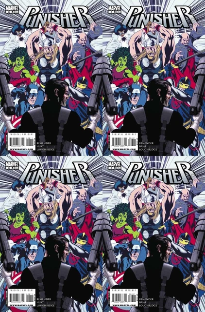 Punisher #8 Volume 8 (2009-2010) Marvel Comics - 4 Comics