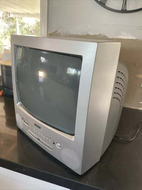 Vintage Audiosonic AS3400 14” Colour DVD & TV Television Combo
