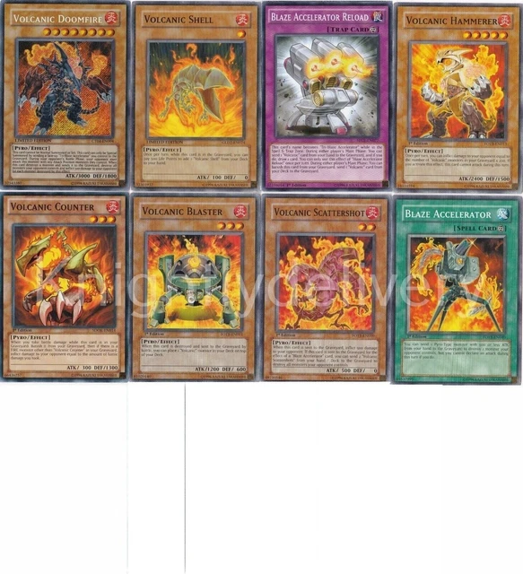 YUGIOH AXEL BRODIE Complete Deck - Volcanic Doomfire - Rocket Blaze - 40  Cards $37.95 - PicClick