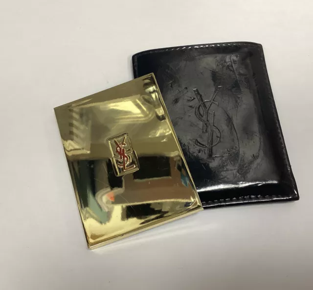 Miroir De Poche / De Sac, Doré, Avec Son Étui, YVES SAINT LAURENT