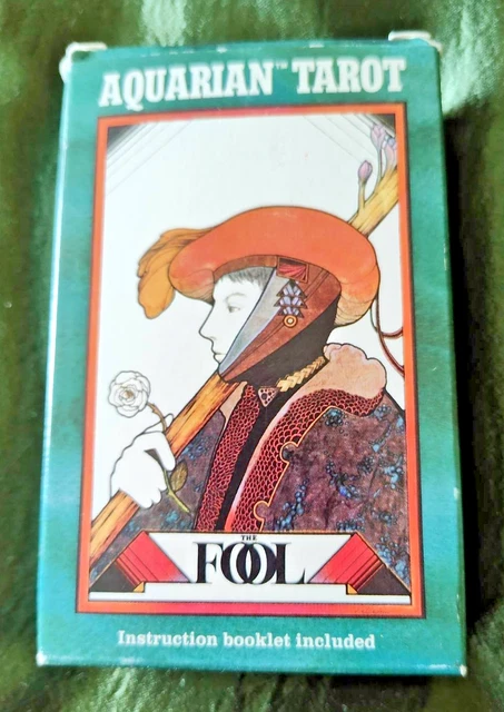 【Vintage】 THE AQUARIAN TAROT THE FOOL Aquarian Tarot Card Deck Entitled The Fool 1970 Complete 78