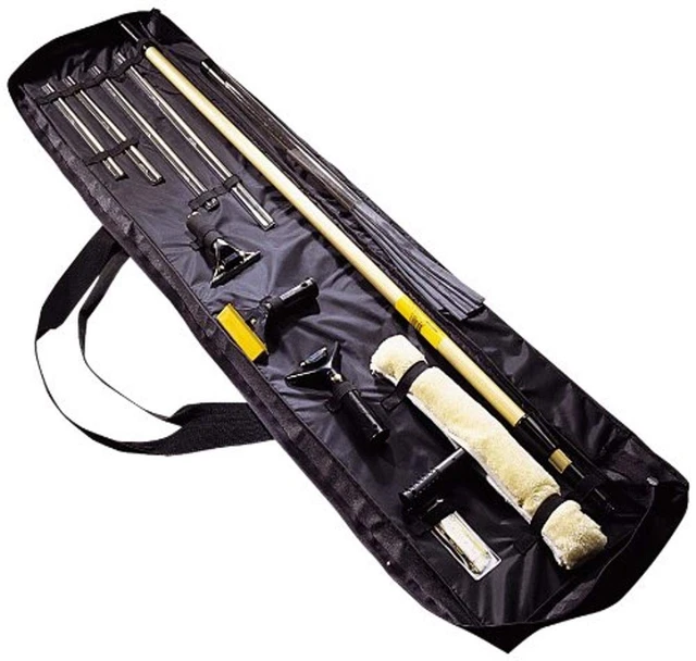 Kit de limpieza de ventanas profesional Ettore 04910 incluye estuche de transporte, REA-C-H Ex