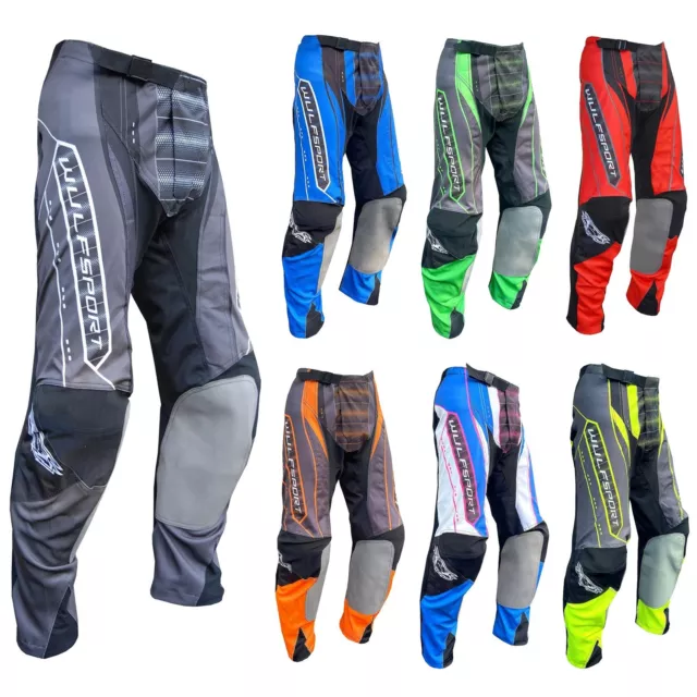 Wulfsport Adults Corsair Motocross Trousers Motorcross MX Off Road 2024 Pants