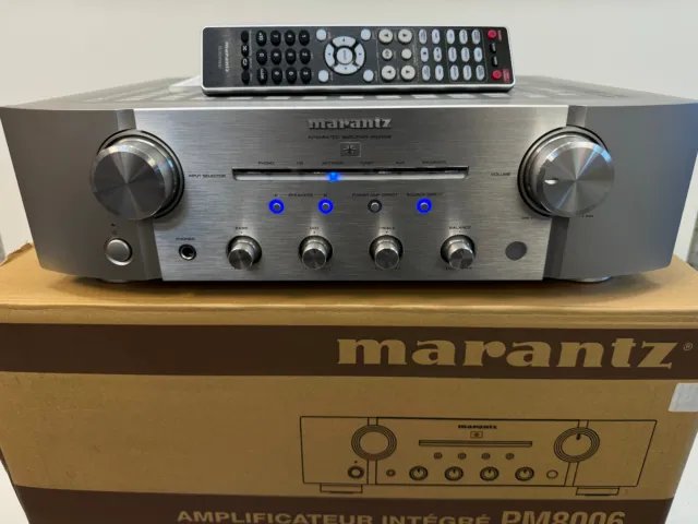 Marantz PM8006  High-End Stereo-Vollverstärker Silber OVP mit fernbedienung