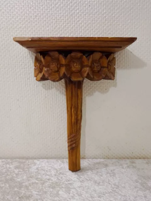 Madera Estante Pedestal Floral Adornos Estilo Antiguo Diseño Vintage Handmade II